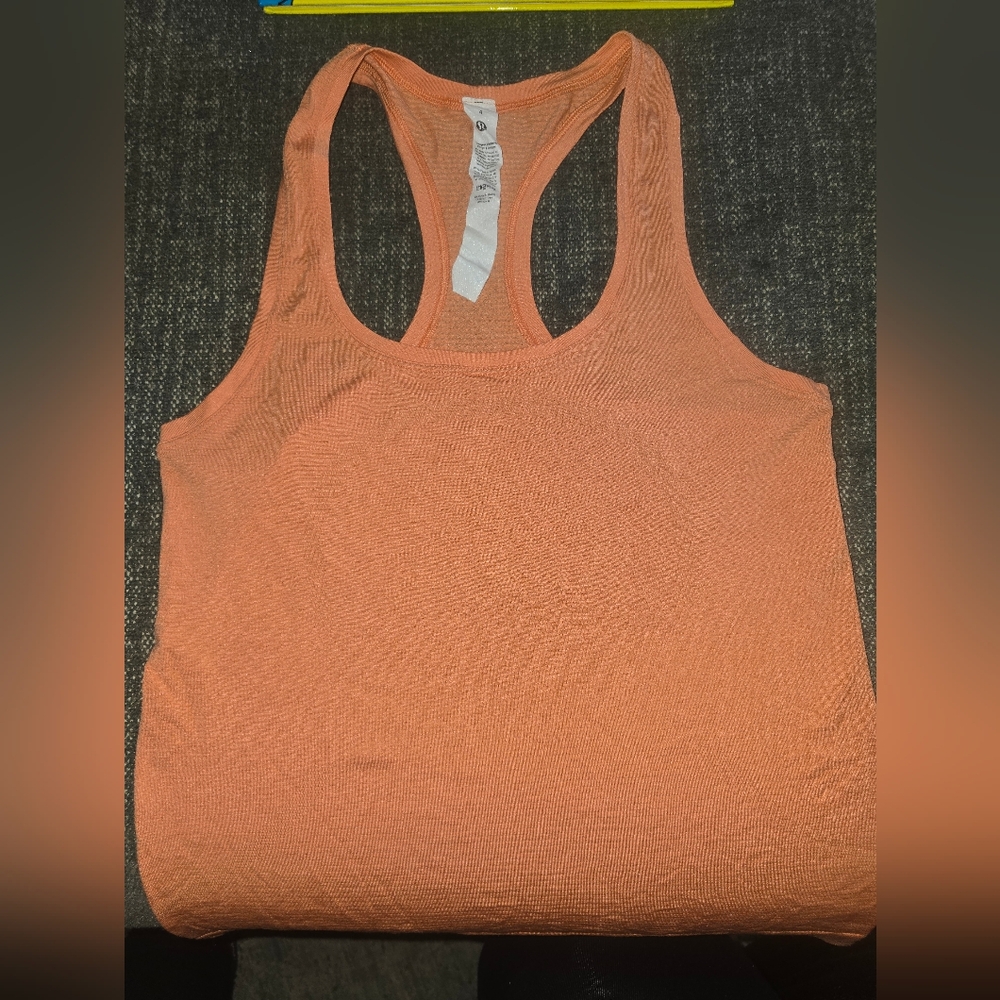 Lululemon Athletica Vibrant Orange Tank Top